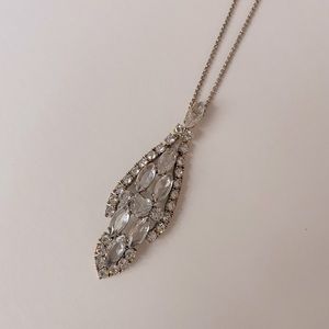 J. Crew Rhinestone Pendant necklace